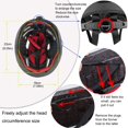 thumbnail image 3 of Casco de bicicleta Shinmax BC-001 para hombre y mujer con gafas, 3 of 9