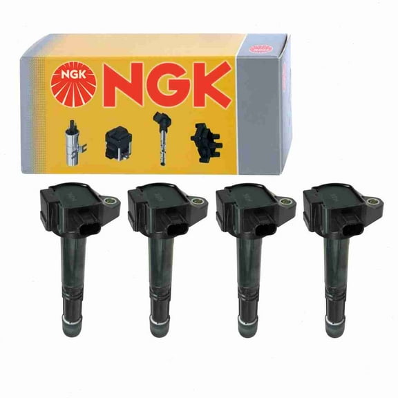 4 pc NGK 48893 Ignition Coils for 30520-5A2-A01 E1212 IC816 UF-712 UF712 Spark Plug Wire Boot