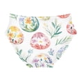 thumbnail image 2 of Women's Underwear Easter Eggs with Floral Hipster Panties Underwear for women, Medium, 2 of 9