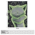 thumbnail image 4 of Orinice Cute Cat Warm Lightweight Blanket Soft Fleece Blankets for All Seasons, Living Room Sofa Decor, Cow Gifts, Multiple Sizes Available 40x50in, 4 of 6
