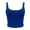 C164/Blue, variant on XIYON Tank Tops For Women Sleeveless Strappy Tank O Neck Double Layer Workout Fitness Casual Crop Tops Fashion Clothing