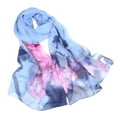 thumbnail image 3 of jovati Mode Femmes Foulard Longue Douce à Imprimé Lotus Châle Foulards pour Dames, 3 of 4