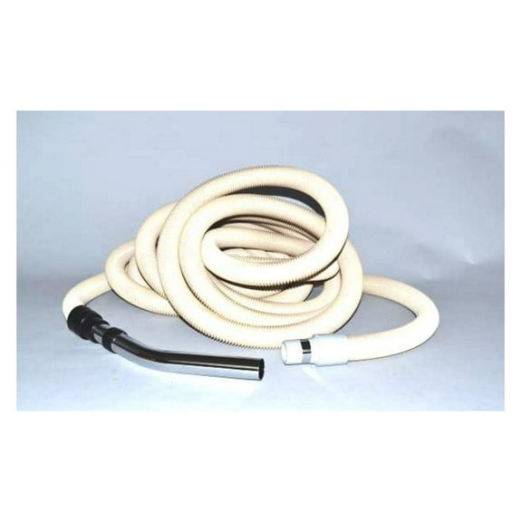 Central Vacuum Cleaner Hose Assembly 30Ft Crushproof Vacu-Maid/Vacuflo-Beige