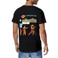 thumbnail image 3 of T-shirt Argentina Cult  Soft Cotton Adult Heat-Transfer Graphic T-Shirt - 180g Breathable Fabric, Unisex Summer Casual Wear with Durable Heat-Printed Design, 3 of 10