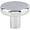 Polished Chrome, variant on Elements Gibson 1-1/4 In. Dia. Matte Black Cabinet Knob 105MB