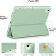 thumbnail image 6 of GEAK Compatible with iPad Air 11 Inch Case M3/M2 (2024/2025),  iPad Air 5th/4th Generation Case 10.9 inch (2022/2020) with Pencil Holder, Support Auto Wake/Sleep, Green, 6 of 6