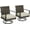Beige, variant on Superjoe Patio Swivel Dining Chairs with 360-Degree Rotating, All Weather Rattan Chairs with Water-Resistant Cushions & Metal Frame, Modern Outdoor Rocking Chair for Porch, Bistro, Balcony, Grey