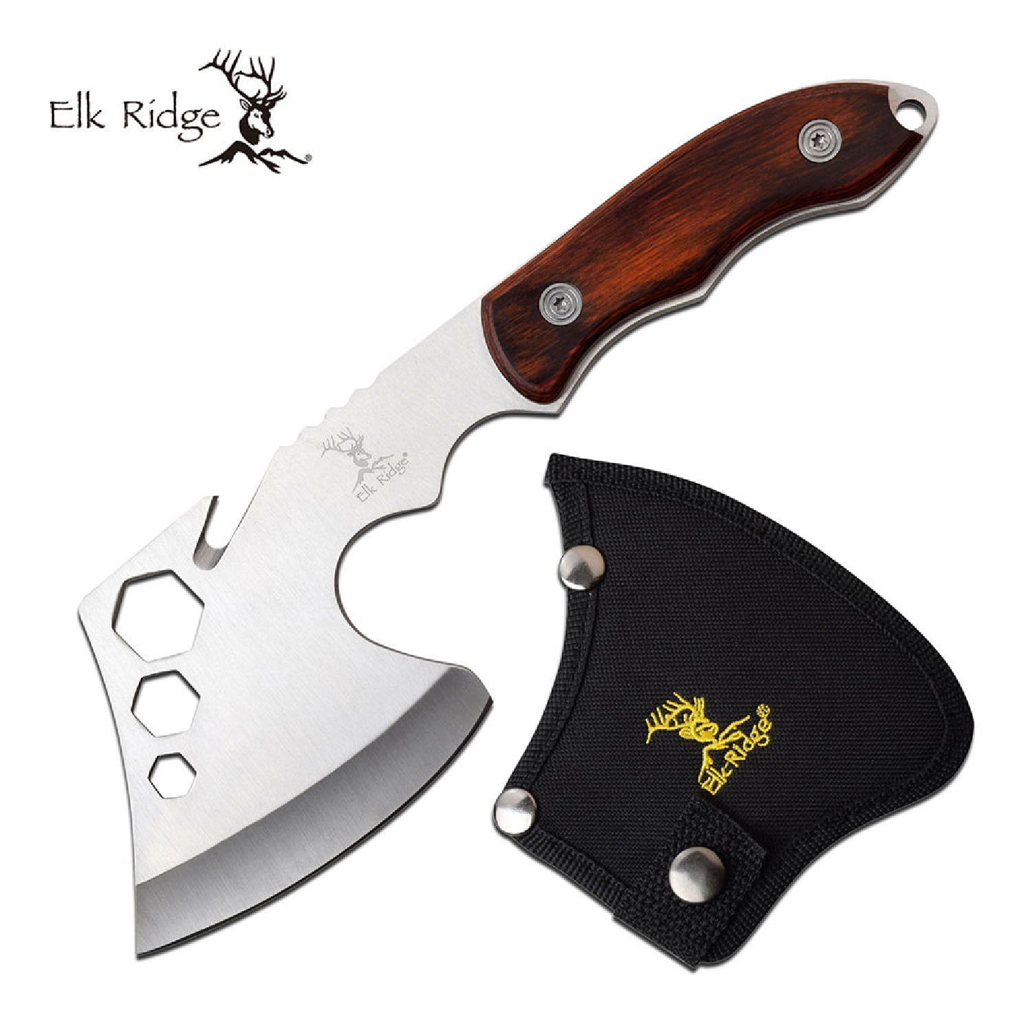 Elk Ridge Axe 10.5 in Overall Length Pakkawood Handle