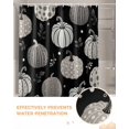 thumbnail image 6 of Dots Pumpkin Shower Curtain Set ，Waterproof Fabric Shower Curtains Gray Pumpkin Black Leaf Thanksgiving Shower Curtains for Bathroom,Bathroom Decor 36"x72", 6 of 7