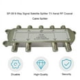 thumbnail image 1 of KA SP-08 Répartiteur de Signal Satellite 8 Voies Câble Coaxial TV Aérien RF, 1 of 8