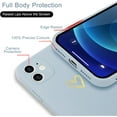 thumbnail image 4 of for iPhone 12 Case Cute Slim Shockproof Phone Case with Wireless Charging Support and Protection, Light Blue, 4 of 14