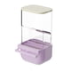 thumbnail image 4 of Comedero automático para pájaros sin ensuciar, comedero para loros con percha, jaula a prueba de fugas, accesorios para cacatúas, periquitos, cotorras violeta, 4 of 10