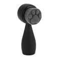 thumbnail image 1 of 1 Pc Cepillo de limpieza de pelo de fibra de silicona suave, pata de gato, doble cara, negro 4.45"x1.69", 1 of 4