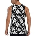 thumbnail image 6 of Rocae Lilies Flowers for Men's Workout Tank Top Men's Running Tank Top Dry Fit Athletic Workout Tank TopsX-Large, 6 of 9