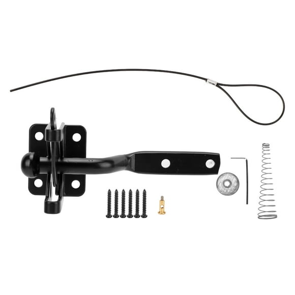 YUMILI Loquet de Porte, loquet de Porte à Ressort Professionnel en Acier au Carbone pour Portes en Bois, loquet de Porte Automatique