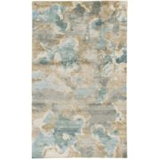 Brown paisley rug