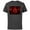 Charcoal, variant on Star Wars Darth Vader Red Lightsaber Shadow - Short Sleeve Cotton T-Shirt for Adults - Customized-Black