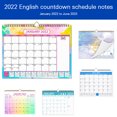 thumbnail image 2 of Calendrier Mural Style Élégant 2022 Design Filaire Minimaliste Calendrier Mural Nouvel An, 2 of 7