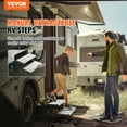 thumbnail image 2 of VEVOR RV Steps, 2-Step, Manual Retractable RV Stairs, Foldable, 440 LBS Load Capacity, Aluminum Alloy Steps, Thickened Steel Plate, Non-Slip Steps for Safe Entry and Exit, RV, Trailer, Camper Steps, 2 of 9