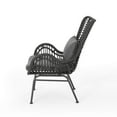 thumbnail image 3 of Chaises Club d'Extérieur en Osier avec Coussins (Ensemble de 2), 3 of 7