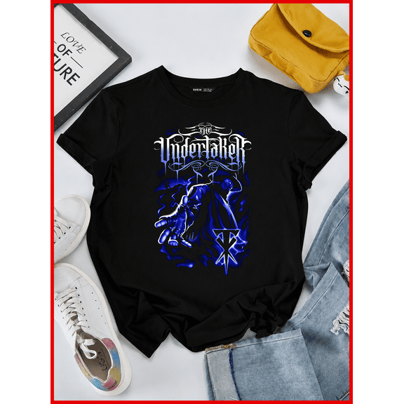 The Undertaker WWE Ghostly Phenom Graphic Pro Wrestling Unisex T-Shirt V60278, S-5XL