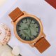 thumbnail image 2 of Relojes de mujer Relojes de madera de bambú natural hechos a mano analógicos Relojes de cuarzo Irfora Mirar, 2 of 7