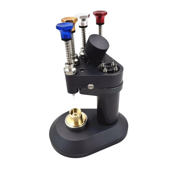 High Precise 4 Pin Watch Hands Presser Aluminum Alloy Tool for Smooth Mechanical Timepiece Watchmakers With Metal Nozzle