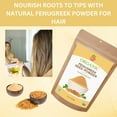thumbnail image 6 of Organic Fenugreek Powder - USDA Certified - Methi Seeds Powder for Cooking - Your Route to Healthy Hair Growth, 6 of 9