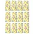 thumbnail image 2 of EclipseJewels Easter Bunny Egg Handheld Bag – 12 Pack Self-Adhesive Sticker Seal Party Favor Bags, Small Gift Candy Bag for Easter Celebrations, School Events & Holiday Parties,Yellow, 2 of 7