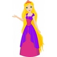 thumbnail image 2 of Princess Rapunzel Wall Mural by Wallmonkeys Peel and Stick Graphic (24 in H x 14 in W) WM138594, 2 of 4