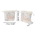 thumbnail image 2 of Unique Bargains 1 Pc Quilting Drawstring Makeup Bag Colorful Polyester, 2 of 6