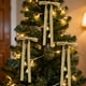 thumbnail image 4 of Christmas Bow Bells Pendant Decorated Velvet Bow Ornaments Christmas Tree Wreath Dress Pendant, 4 of 6