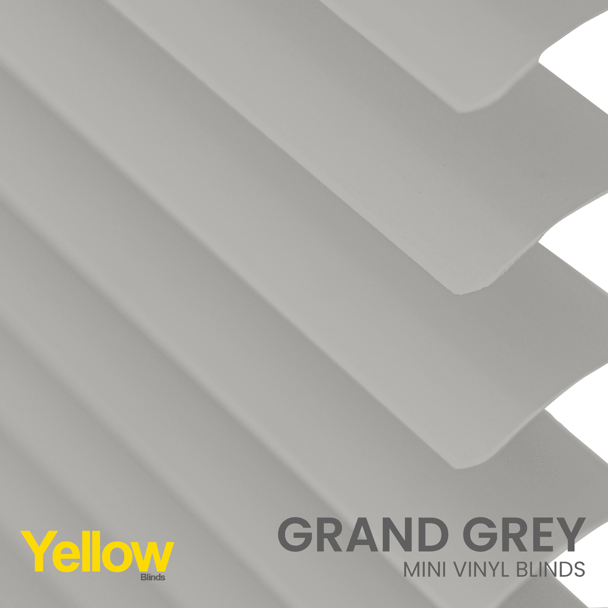 Grand Gray 39 in. W X 60 in. H Cordless Light Filtering Vinyl Mini Window Blinds with 1 in. Slats
