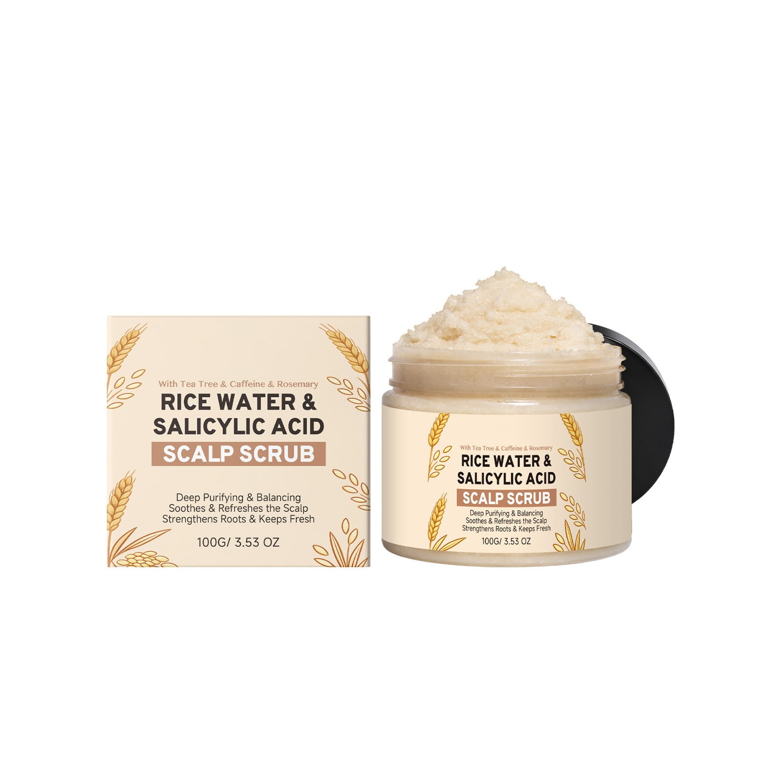 Exfoliating Scalp Scrub For Smooth And Delicate Hair 100G