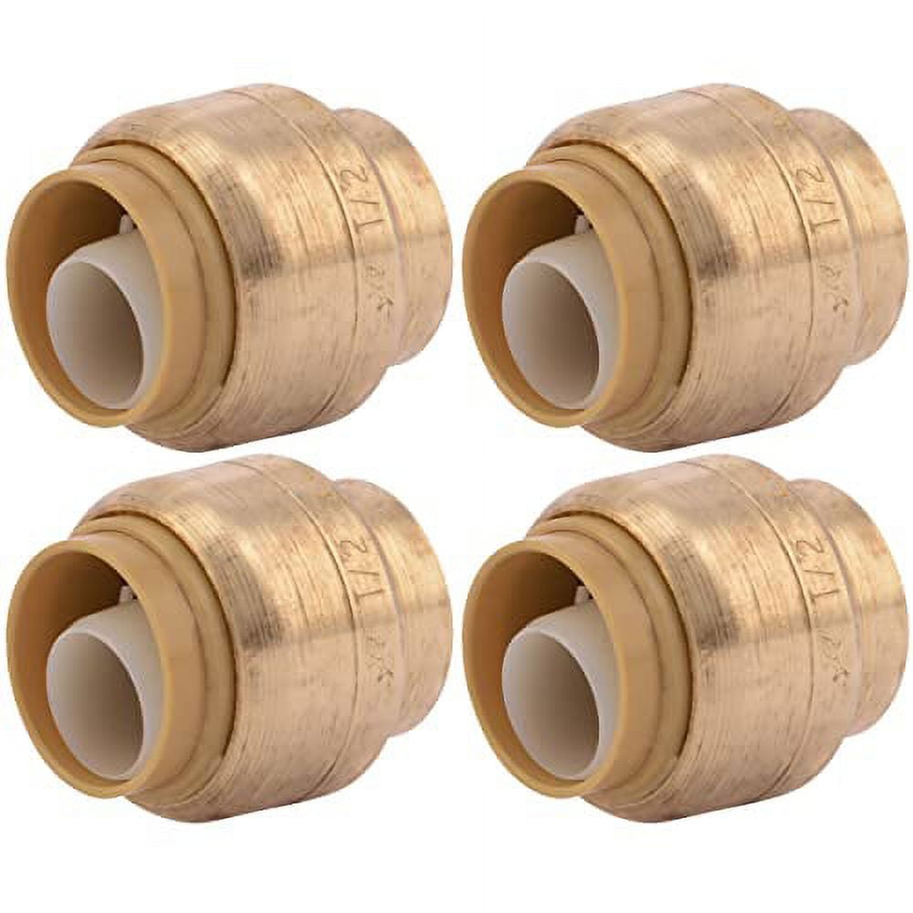 Sharkbite 3/4in Push To Connect Brass End Cap - Acme Tools