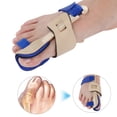 thumbnail image 4 of par de separadores de dedos para mujer, corrector de hallux valgus para juanete, pie derecho e izquierdo., 4 of 10