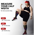 thumbnail image 3 of 3 pares de calcetines de compresión de talla grande calcetines de gran elasticidad calcetines de compresión deportivos y fitness ER, 3 of 5