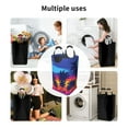 thumbnail image 6 of Bingfone Beach With Palm Trees Laundry Hamper,Large Canvas Fabric Lightweight Storage Basket Toy Organizer Dirty Clothes Collapsible, 6 of 6