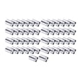 thumbnail image 1 of 50 tornillos separadores para letreros, clavos para vidrio publicitario, pernos de fijación para montaje en pared resistentes y versátiles para Plateado, 1 of 8