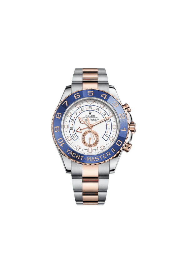 Pre-Owned Rolex Yacht-Master II 116681 Two-Toned Stainless Steel Rose Gold