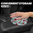 thumbnail image 4 of Wukai Ladybugs And Flowers 1 Print Car Trash Can - Easy to Clean Hanging Garbage Bin - Removable Liner - Leak-Car Garbage Can - Waterproof Trash Can for Car and SUV, 4 of 7