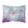 thumbnail image 1 of "Treasures BB7346PW1216 Bathing Watercolor Outdoor Canvas Pillow, Multicolor" Caroline's Treasures BB7346PW1216, 1 of 1