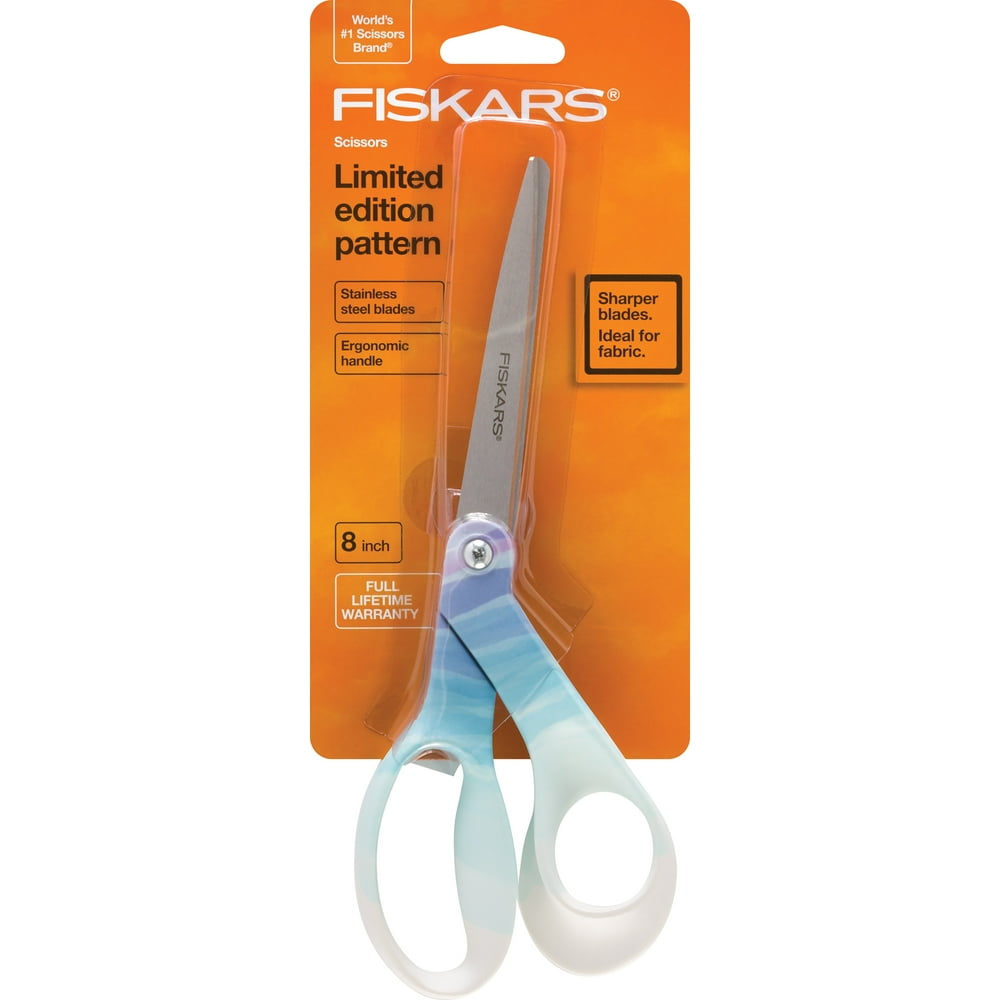 Fiskars Watercolor Designer Bent Scissors 8"
