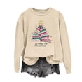 thumbnail image 2 of My Items Talove Long Sleeve Shirts for Women Graphic Printed Sweatshirt Fall Fashion Must Haves Ladies Tops And Blouses Womens Tops Long Sleeve Casual Christmas Shirts, 2 of 6