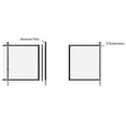 thumbnail image 2 of 4Hx3Wft Pool Fence DIY Extension, Black, 1 Pole w/ Steel Pin for 1/2in. hole, 2 of 4