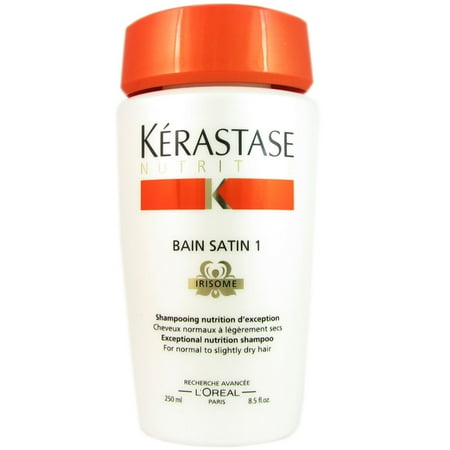 Kerastase Nutritive Bain Satin 1 Exceptional Nutrition Shampoo (For Normal To Slightly Dry Hair) 250Ml (Best Shampoo For Normal To Dry Hair)