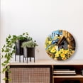 thumbnail image 4 of Eveokoki Birdhouse Wooden Round Wall Clock,12-Inch Silent Non-Ticking Decorative Clock for Living Room, Bedroom, Kitchen, Office, Farmhouse & Modern Home Decor, 4 of 4