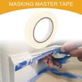thumbnail image 2 of Cinta de pintor universal Unique Bargains - Cinta de enmascarar para pintura de automóviles DIY sin residuos - Papel crepé blanco de 0.7 pulgadas x 54.7 yardas, 2 of 7
