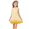 thumbnail image 6 of FAHXNVB Cami Dress for Girls Cute Gradient Color Sleeveless A-Line Swing Casual Dresses Summer Fashion Beach Dress 4-15 Years, 6 of 8