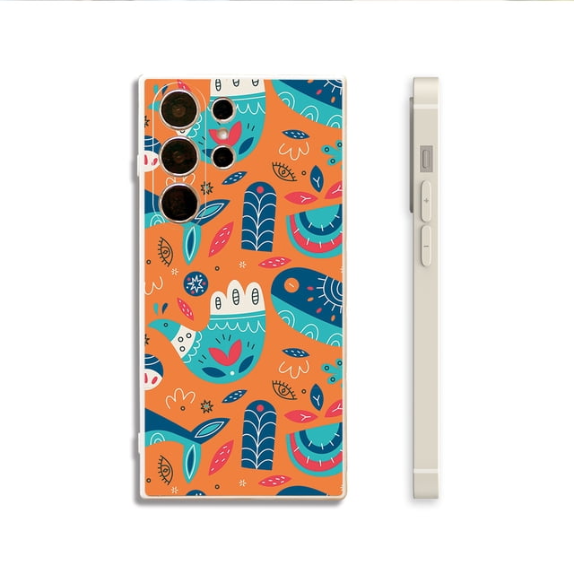 Mejora el aspecto de tu iPhone con esta elegante y minimalista funda de goma TPU con estampado de dibujos animados para teléfono